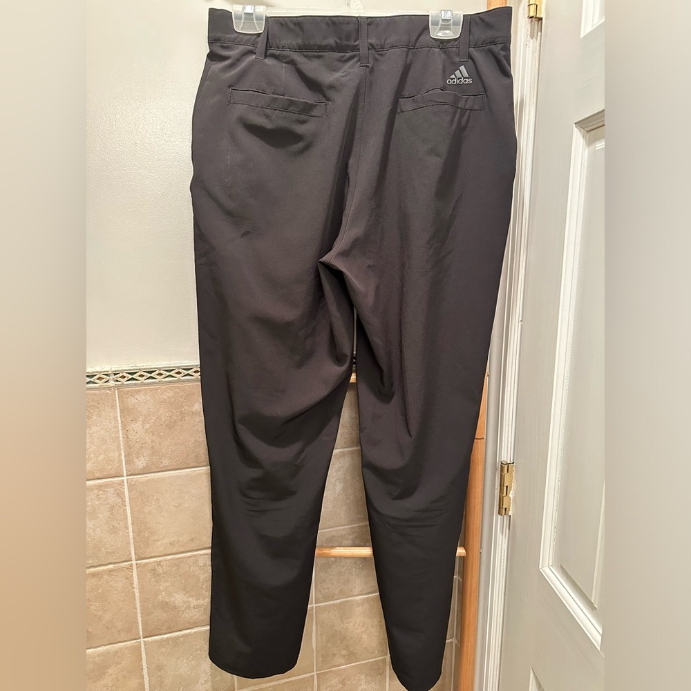 Adidas Golf Pants Performance Mens 32x29 Black Ultimate 365 Stretch - Picture 6 of 6